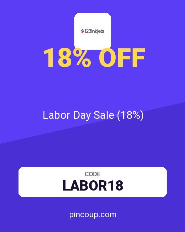 123Inkjets.com coupon: Labor Day Sale (18%)