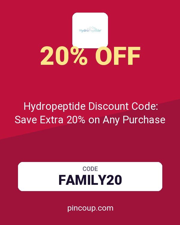 Hydropeptide Discount Code: Save Extra 20% on Any Purchase
