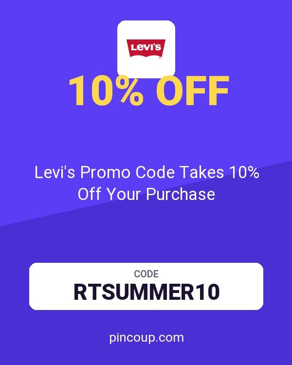 Levi's Promo Code Takes 10% Off Your Purchase