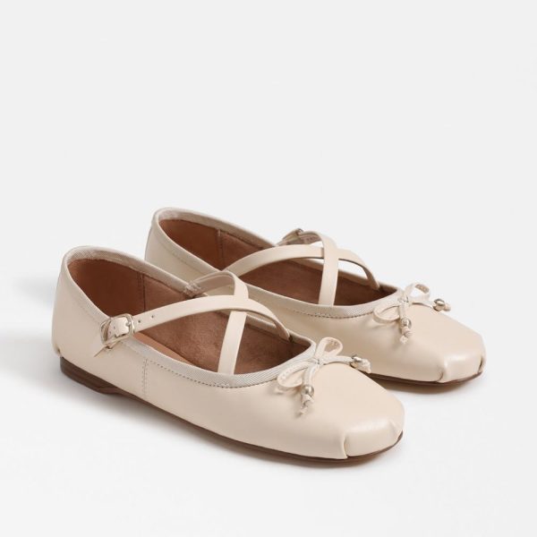 Circus NY Zuri Strap Ballet Flat Vanilla Bean 11.0