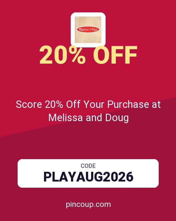 Score 20% Off Your Purchase at Melissa and Doug