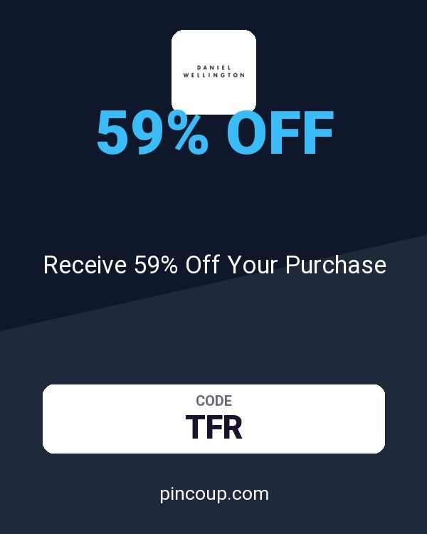 Daniel Wellington coupon: Receive 59% Off Your Purchase