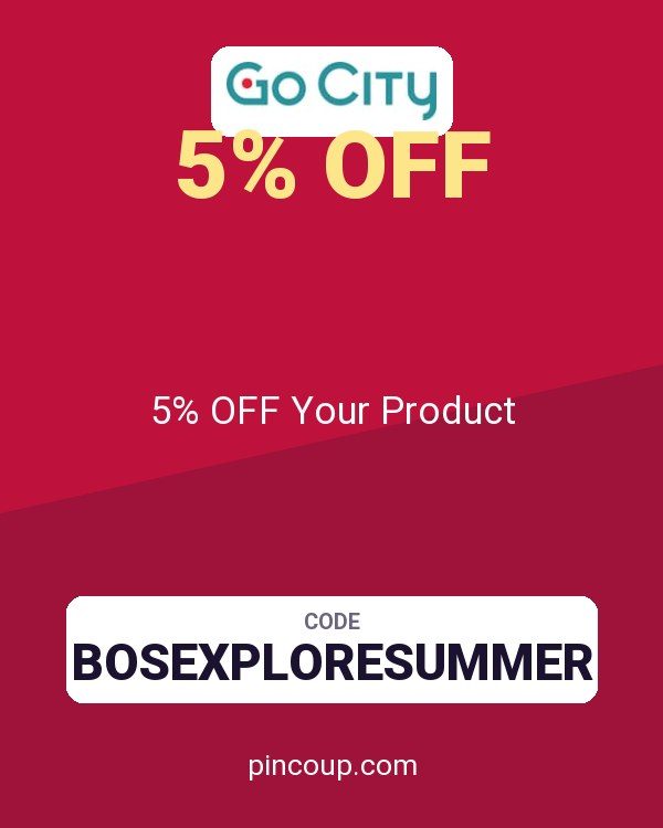 Go City® coupon: 5% OFF Your Product