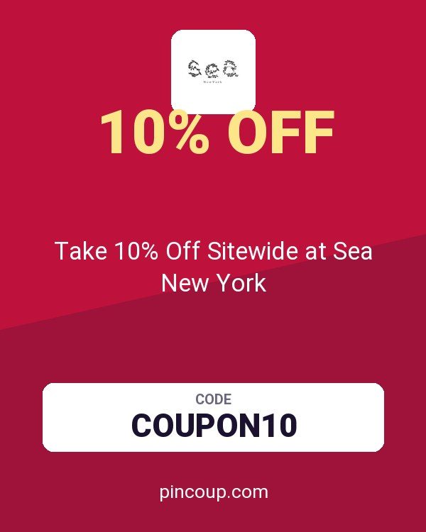 Take 10% Off Sitewide at Sea New York