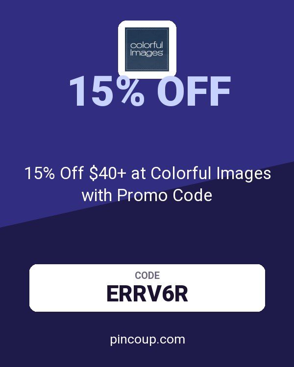 15% Off $40+ at Colorful Images with Promo Code
