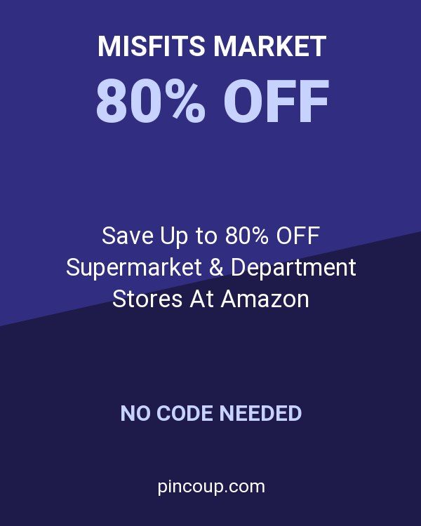 Misfits Market coupon: Save Up to 80% OFF Supermarket & Department Stores At Amazon