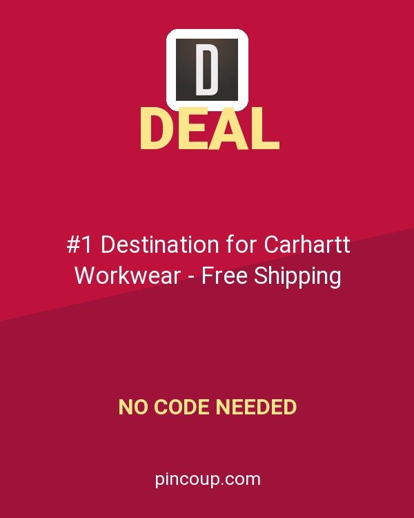 Dungarees coupon: #1 Destination for Carhartt Workwear - Free Shipping