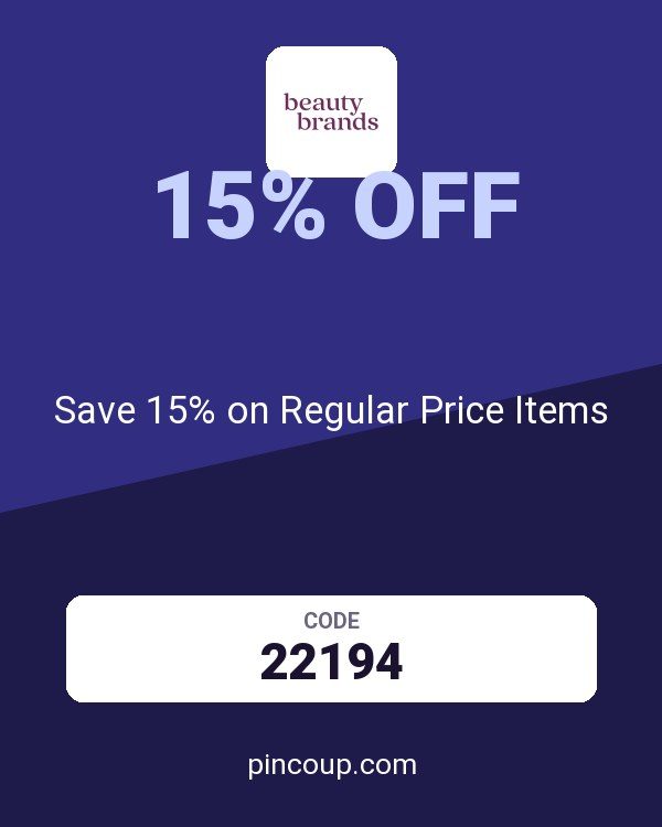 Beauty Brands coupon: Save 15% on Regular Price Items
