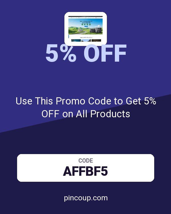 Bluetti coupon: Use This Promo Code to Get 5% OFF on All Products