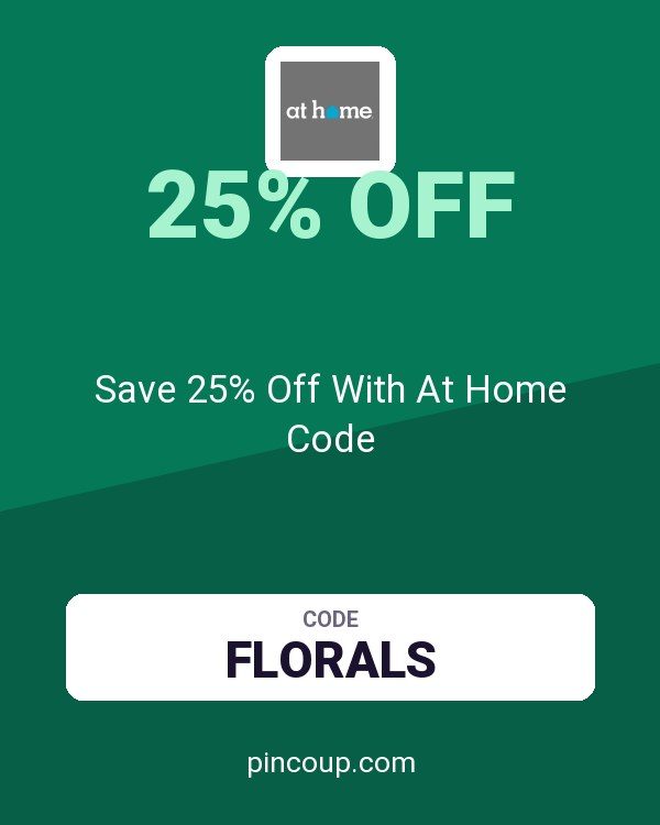 Save 25% Off With At Home Code
