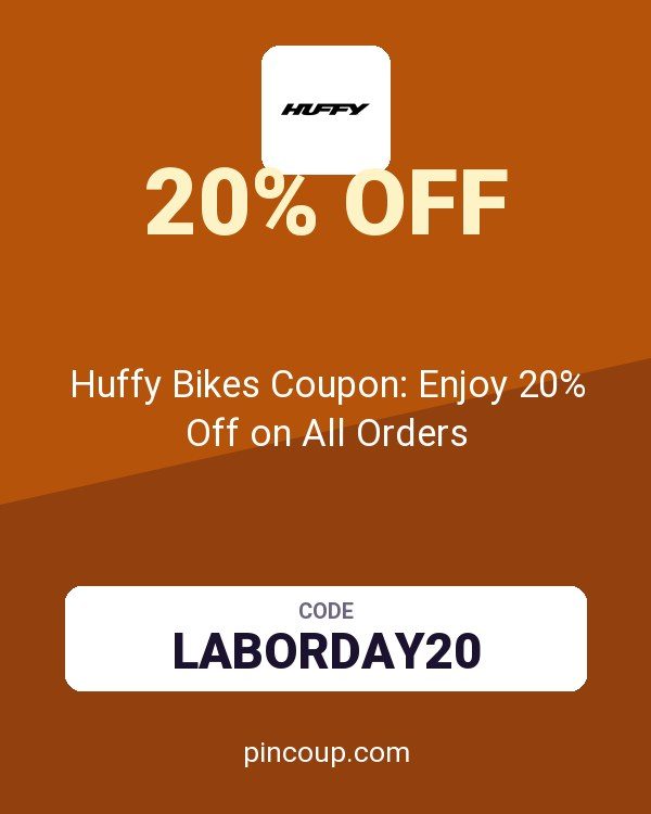 Huffy Bikes Coupon: Enjoy 20% Off on All Orders