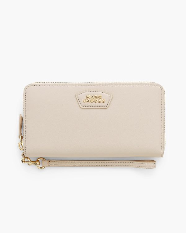 MARC JACOBS Marc Jacobs The Everyday Continental Wallet in Cloud White