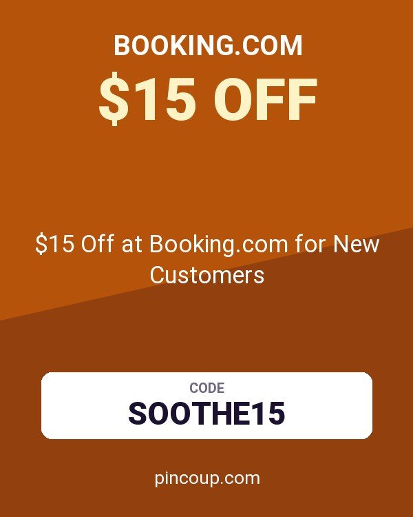 $15 Off at Booking.com for New Customers