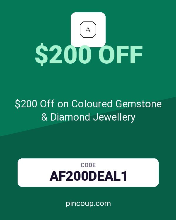 Angara coupon: $200 Off on Coloured Gemstone & Diamond Jewellery