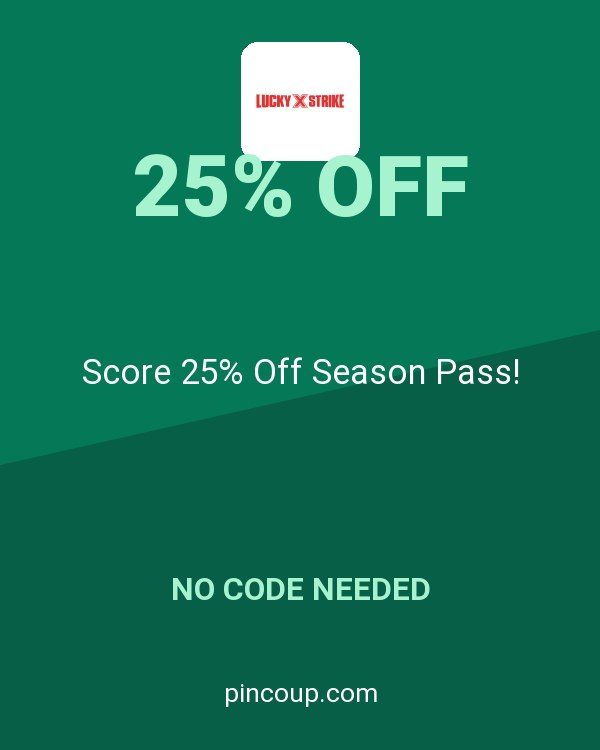 Lucky Strike coupon: Score 25% Off Season Pass!