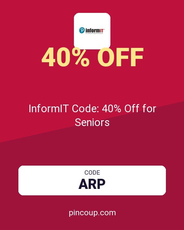 Pearson Education (InformIT) coupon: InformIT Code: 40% Off for Seniors