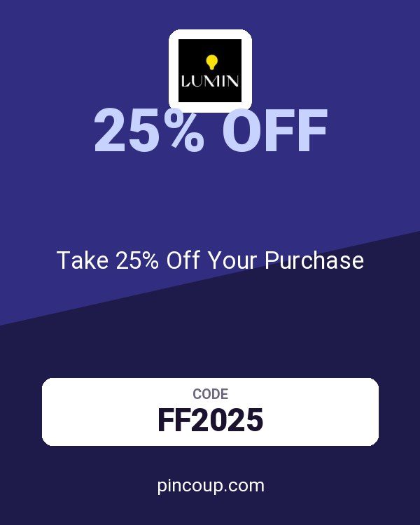 Lumin coupon: Take 25% Off Your Purchase