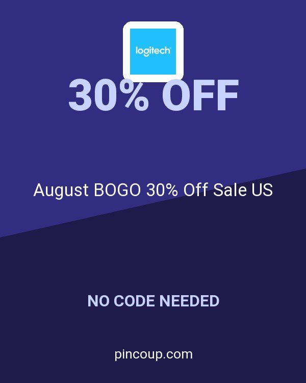 Logitech - US, Canada & Mexico coupon: August BOGO 30% Off Sale US