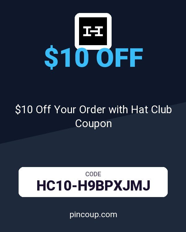 $10 Off Your Order with Hat Club Coupon