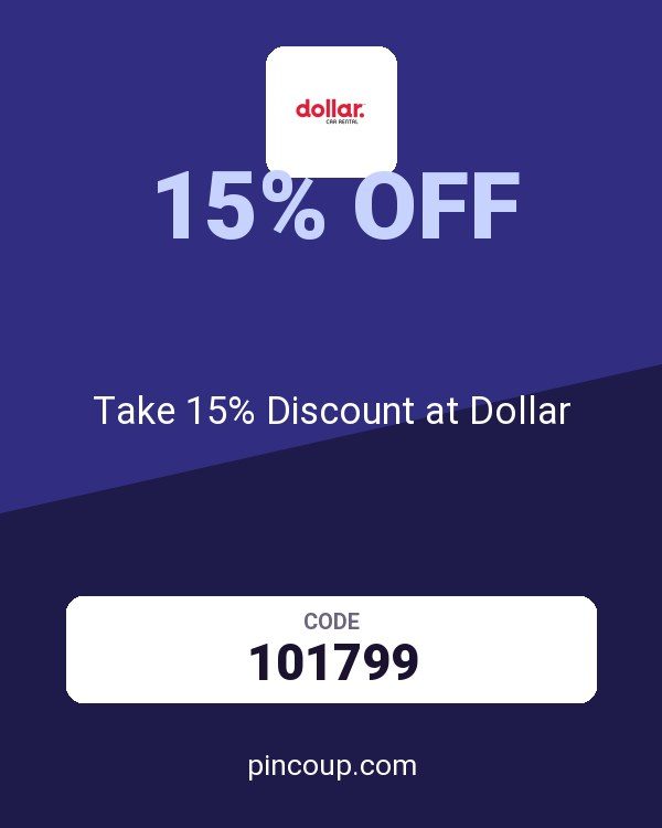 Dollar Rent-a-Car, Inc. coupon: Take 15% Discount at Dollar
