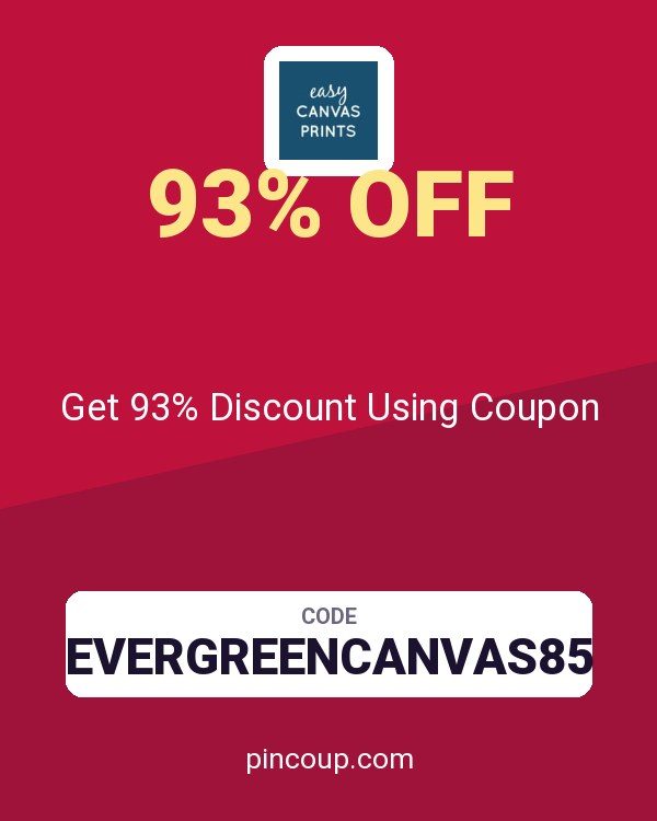 Easy Canvas Prints: Get 93% Discount Using Coupon
