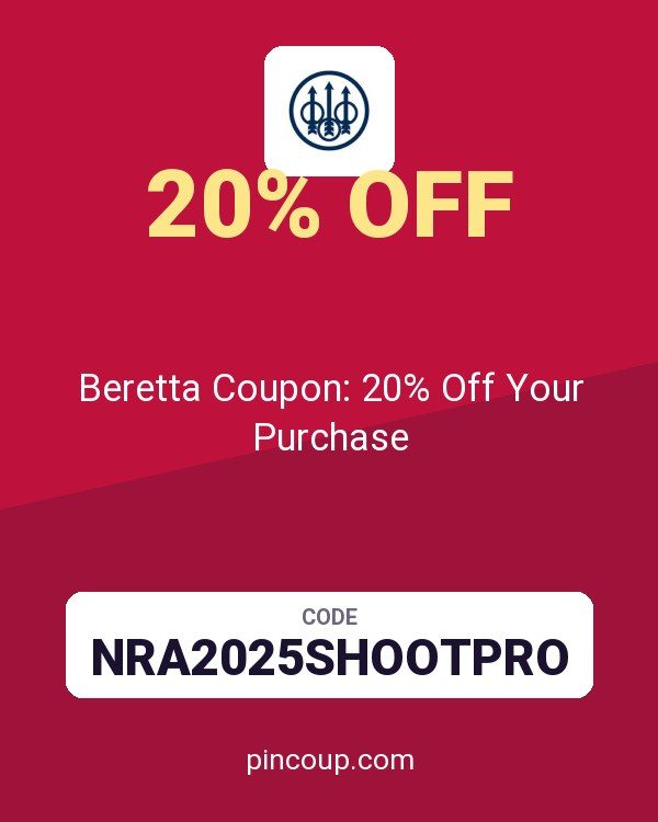 Beretta Coupon: 20% Off Your Purchase
