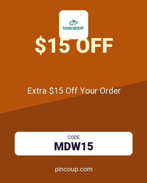 Taskrabbit North America coupon: Extra $15 Off Your Order