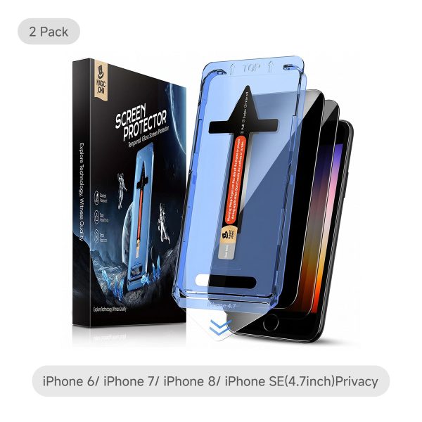 iPhone Gen 2 Screen Protector - Privacy / iPhone 6/ iPhone 7/ iPhone 8/ iPhone SE(4.7inch) at Magic John