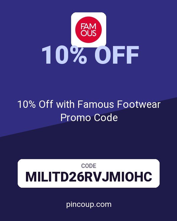 10% Off with Famous Footwear Promo Code