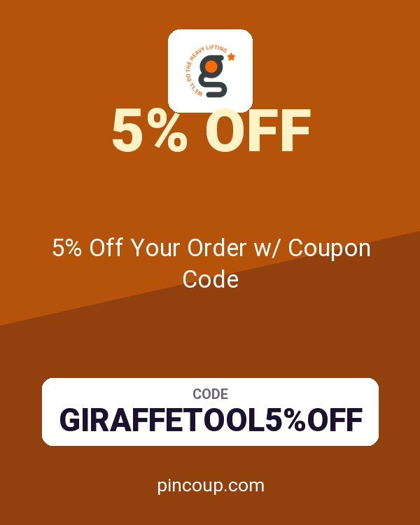 Giraffetools: 5% Off Your Order w/ Coupon Code