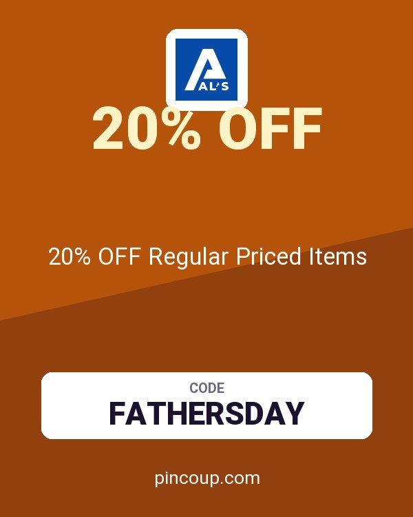 Als.com coupon: 20% OFF Regular Priced Items