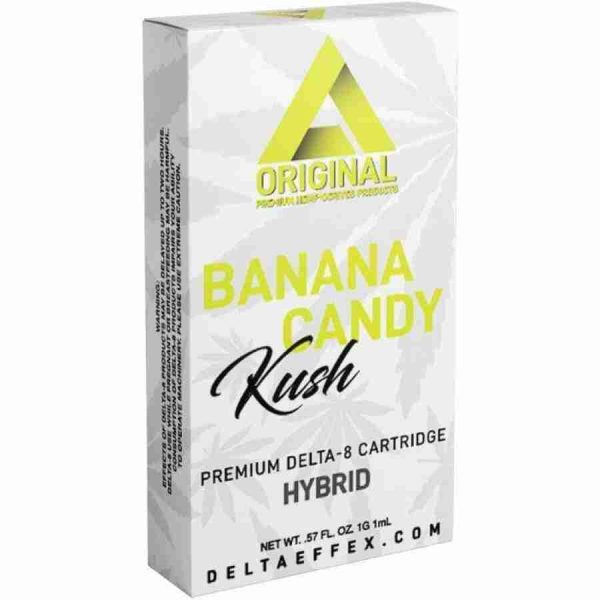 Delta Extrax Banana Candy Kush 1g Delta 8 Cartridge at D8 Super Store