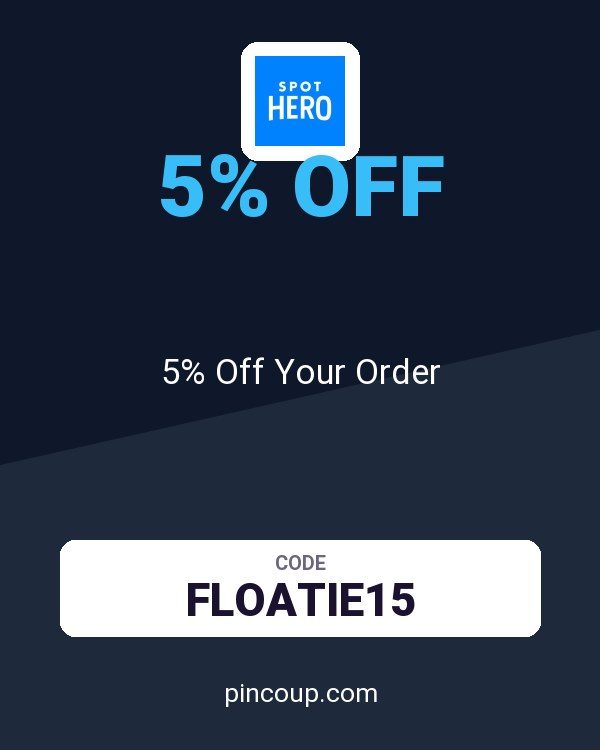 SpotHero coupon: 5% Off Your Order