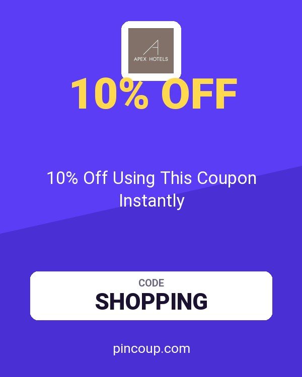 Apex Hotels: 10% Off Using This Coupon Instantly