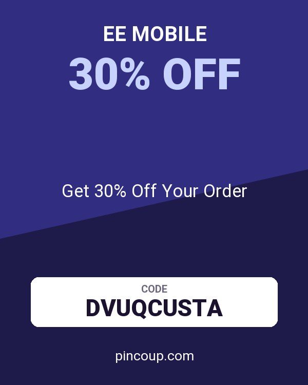 EE Mobile coupon: Get 30% Off Your Order