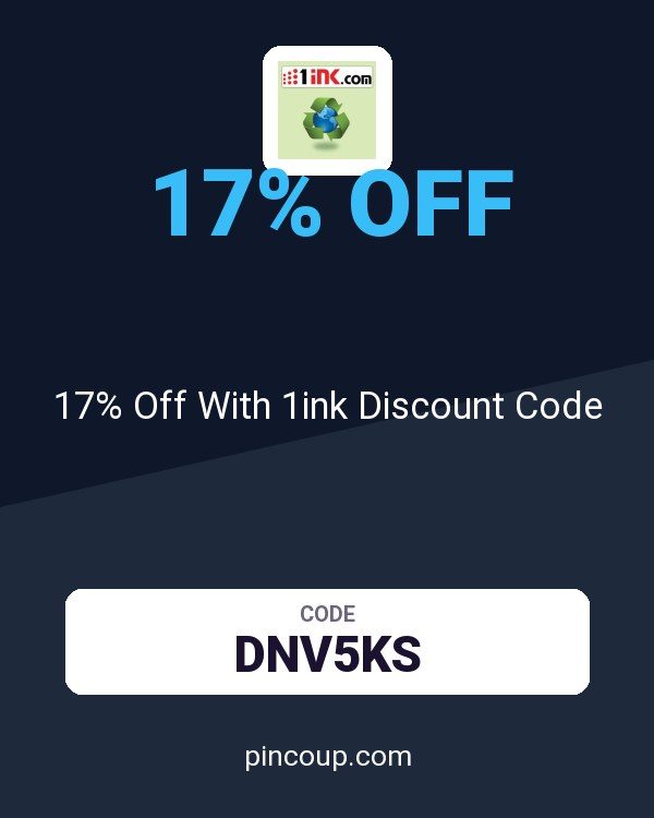 1ink.com coupon: 17% Off With 1ink Discount Code