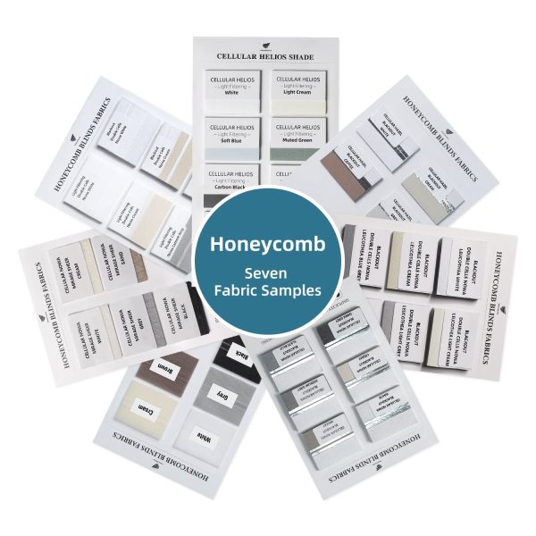 Honeycomb Fabric Samples Nowa, Hazel & Helios at Smartwings