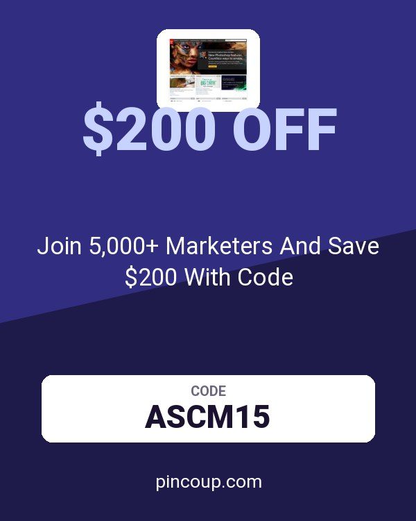 Adobe coupon: Join 5,000+ Marketers And Save $200 With Code