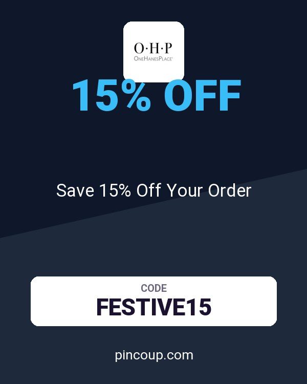 OneHanesPlace.com coupon: Save 15% Off Your Order