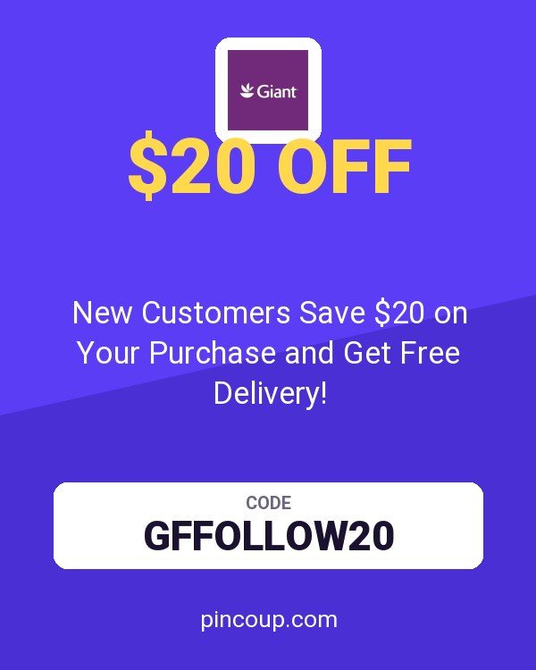 Giant Food coupon: New Customers Save $20 on Your Purchase and Get Free Delivery!