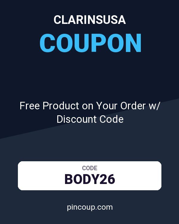Clarinsusa coupon: Free Product on Your Order w/ Discount Code