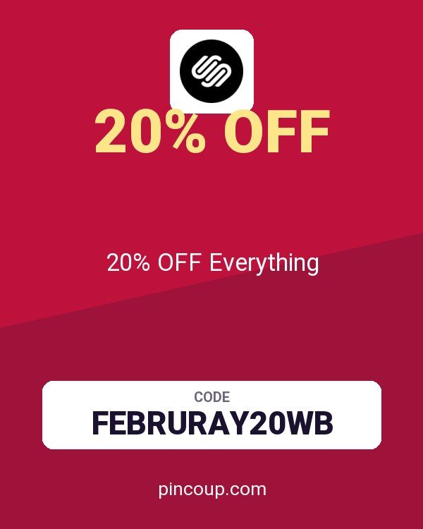 Squarespace coupon: 20% OFF Everything