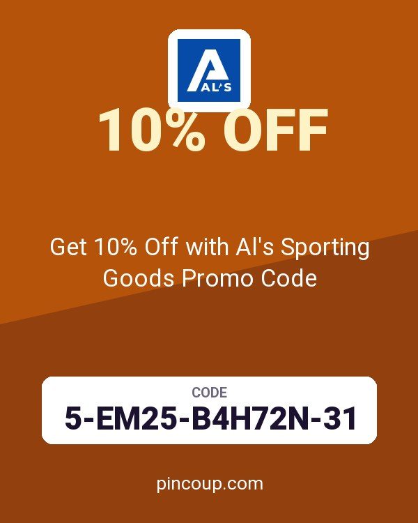 Als.com coupon: Get 10% Off with Al's Sporting Goods Promo Code