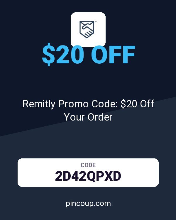Remitly Promo Code: $20 Off Your Order