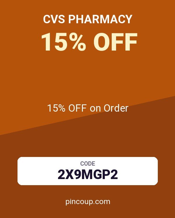 CVS Pharmacy coupon: 15% OFF on Order