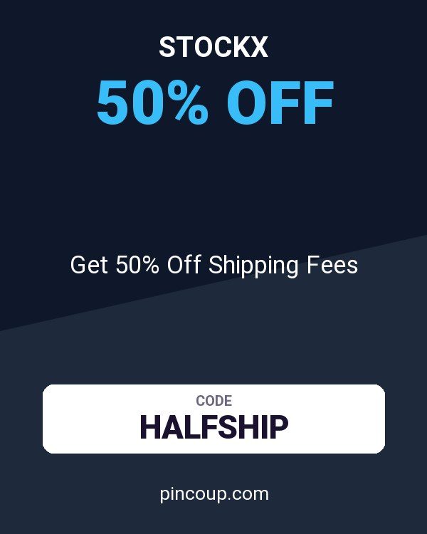 StockX coupon: Get 50% Off Shipping Fees