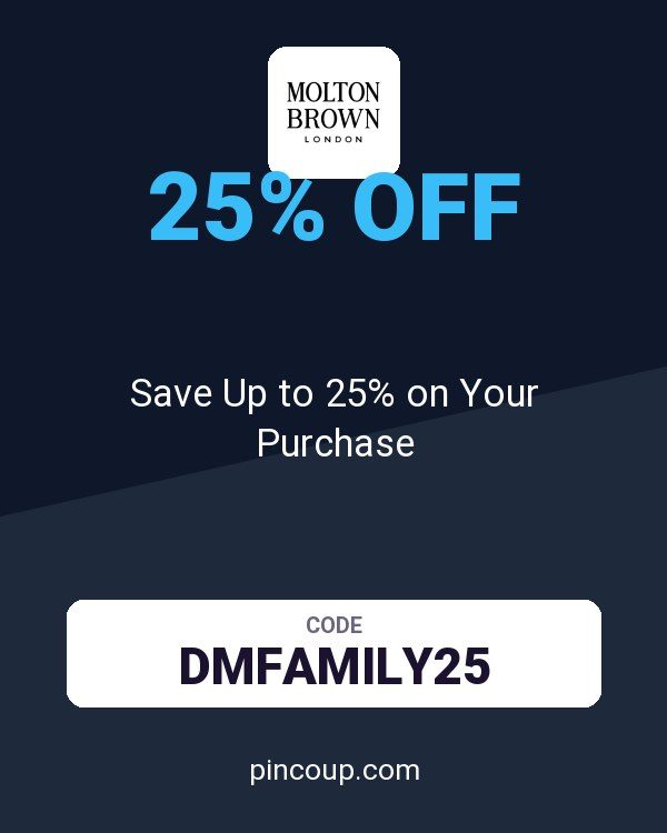 Molton Brown coupon: Save Up to 25% on Your Purchase