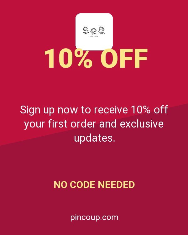 Sea New York coupon: Sign up now to receive 10% off your first order and exclusive updates.