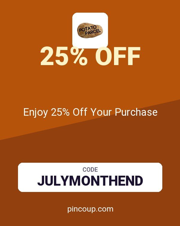 Potato Parcel coupon: Enjoy 25% Off Your Purchase