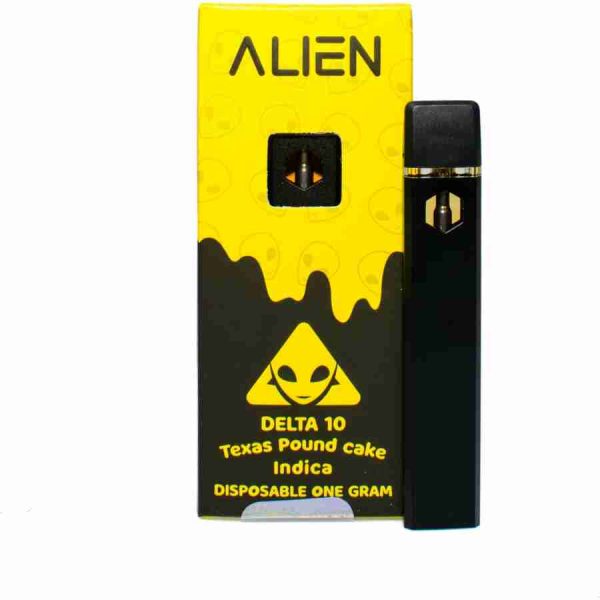 Alien Texas Poundcake 1g Delta 10 Disposable at D8 Super Store